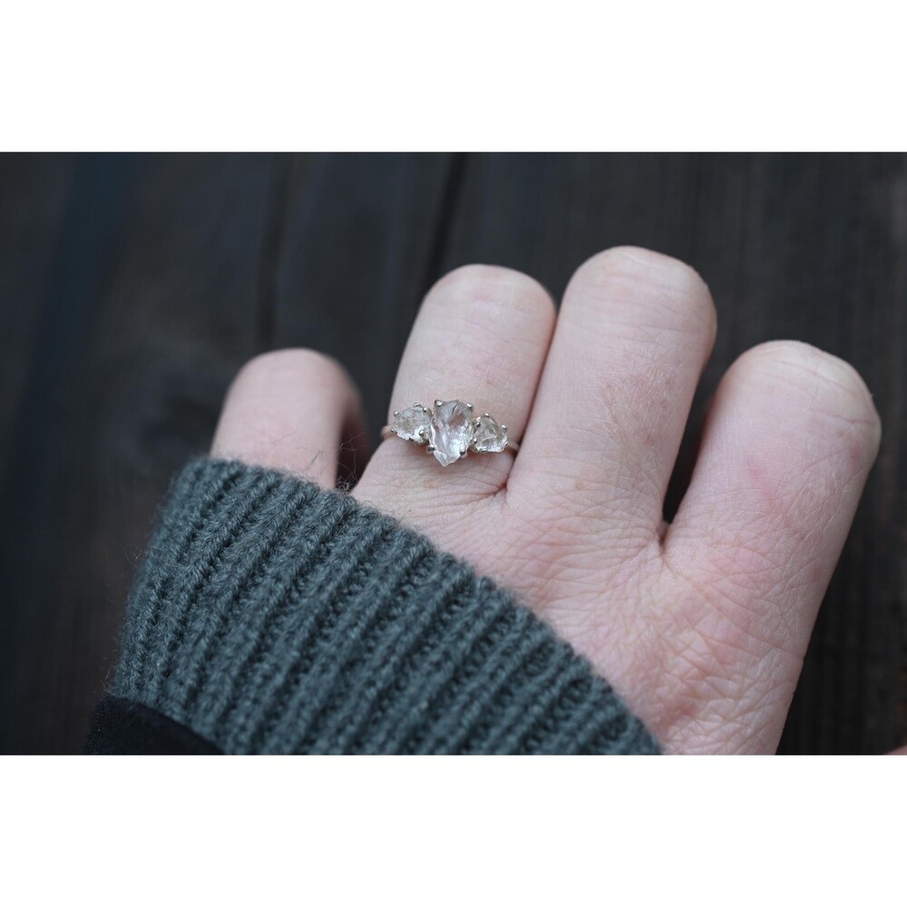 Engagement ring Lake county diamond sterling silver size 3 4 5 6 7 8 9 10 11 12